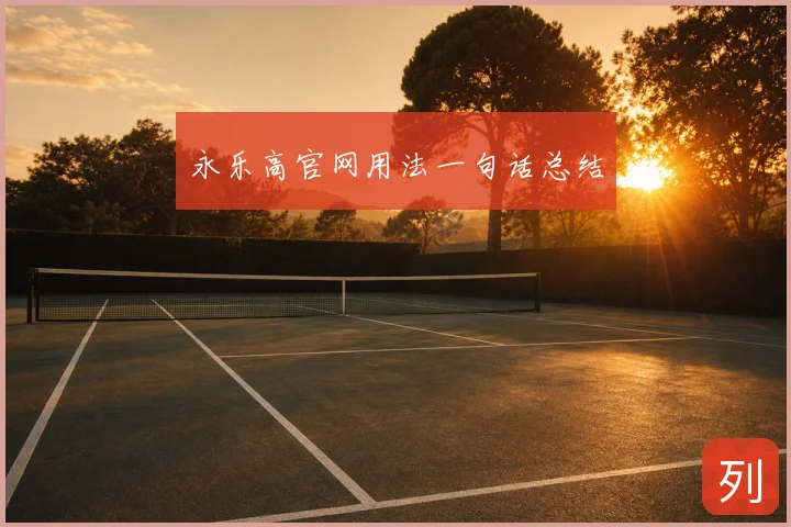 永乐高官网用法一句话总结